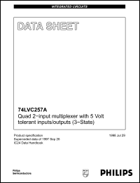 Click here to download 74LVC257A Datasheet