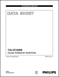 Click here to download 74LVC4066PW Datasheet