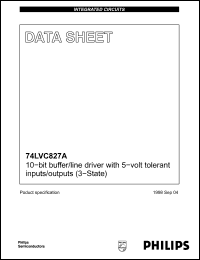 Click here to download 74LVC827 Datasheet