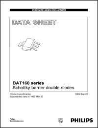 Click here to download BAT160 Datasheet