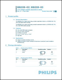 Click here to download BB208-02 Datasheet