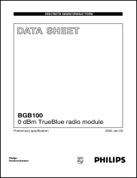 Click here to download BGB100 Datasheet