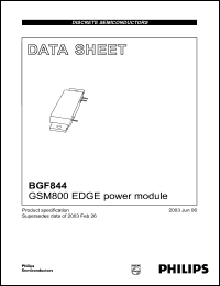 Click here to download BGF844 Datasheet