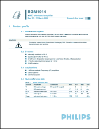 Click here to download BGM1014 Datasheet