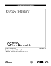 Click here to download BGY1085 Datasheet