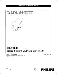 Click here to download BLF1049 Datasheet