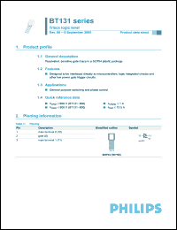 Click here to download BT131-600E Datasheet