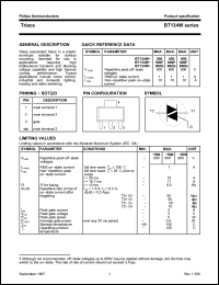 Click here to download BT134W Datasheet
