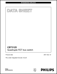 Click here to download CBT3125D Datasheet