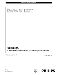 Click here to download CBT3244APW Datasheet