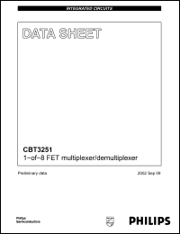 Click here to download CBT3251D Datasheet