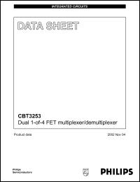 Click here to download CBT3253DB Datasheet