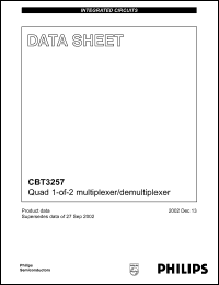 Click here to download CBT3257DB Datasheet