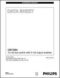 Click here to download CBT3384PWDH Datasheet