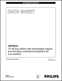 Click here to download CBT6810PW Datasheet