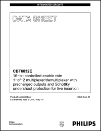 Click here to download CBT6832E Datasheet