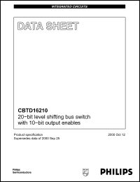 Click here to download CBTD16210DL Datasheet