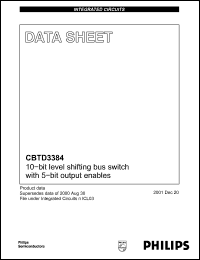 Click here to download CBTD3384D Datasheet