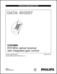 Click here to download CGO869 Datasheet