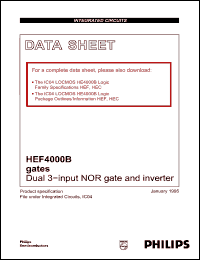 Click here to download HEF4000BN Datasheet