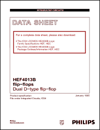 Click here to download HEF4013B Datasheet