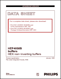 Click here to download HEF4050B Datasheet
