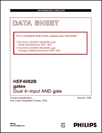 Click here to download HEF4082B Datasheet