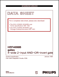 Click here to download HEF4086B Datasheet