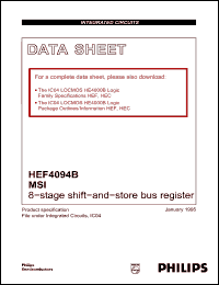 Click here to download HEF4094B Datasheet