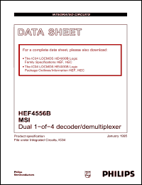 Click here to download HEF4556BF Datasheet