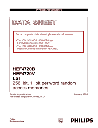 Click here to download HEF4720VN Datasheet