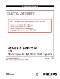 Click here to download HEF4731B Datasheet