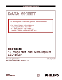 Click here to download HEF4894B Datasheet