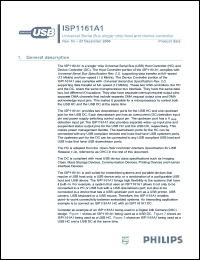 Click here to download ISP1161A1BD Datasheet