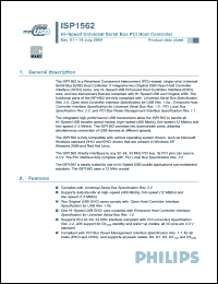 Click here to download ISP1562BE Datasheet