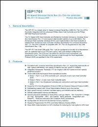 Click here to download ISP1761ET Datasheet