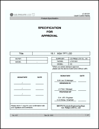 Click here to download LC151X01 Datasheet