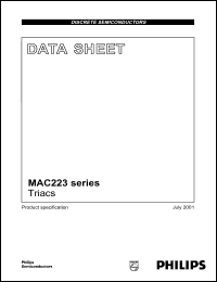 Click here to download MAC223A6 Datasheet