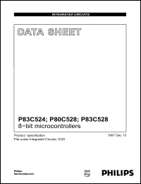 Click here to download P83C528EBP Datasheet