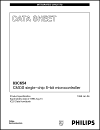 Click here to download P83C654IFBB Datasheet