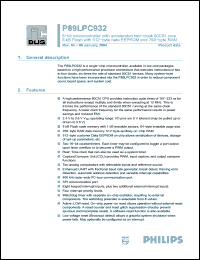 Click here to download P89LPC932FDH Datasheet