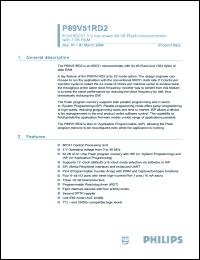 Click here to download P89V51RD2 Datasheet