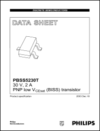 Click here to download PBSS5230 Datasheet