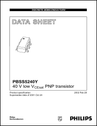 Click here to download PBSS5240Y Datasheet