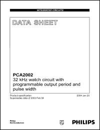 Click here to download PCA2002U/10AA Datasheet