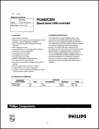 Click here to download PCA82C200 Datasheet