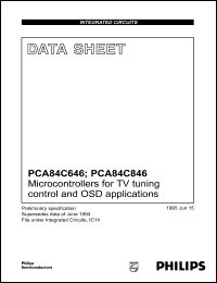 Click here to download PCA84C846P Datasheet