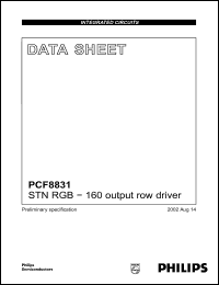 Click here to download PCF8831 Datasheet