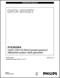 Click here to download PCK2022RADGG Datasheet