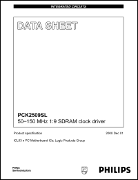 Click here to download PCK2509SL Datasheet